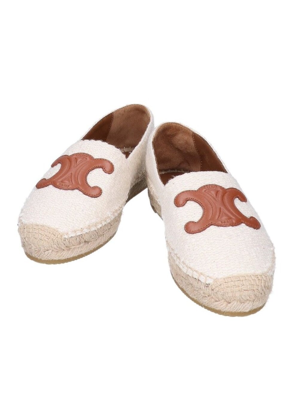 Celine Triomphe Espadrille Leather Patch